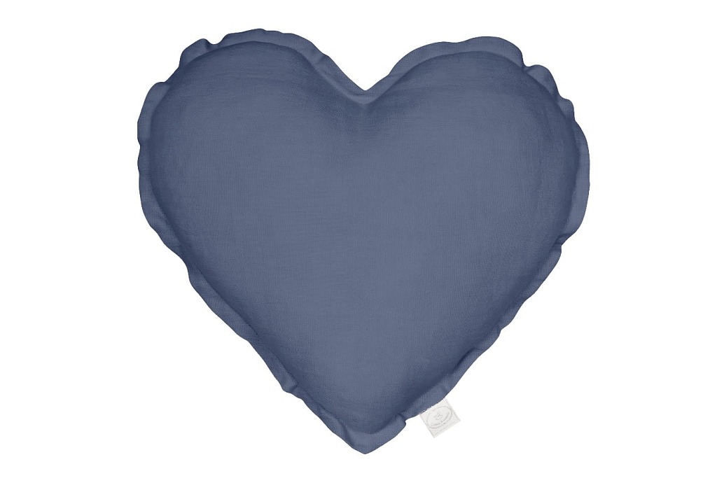 vankus srdce lanove modra dadaboom sk Krásne minimalistické <strong>srdce v tmavej farbe</strong> z kolekcie PURE NATURE bude dokonalou dekoráciou každej miestnosti.